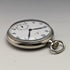circa 1939 vintage omega pocket watch silver plated open face working fine